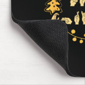 Merry Christmas Asl Sign Language Deaf Sped Women Mousepad (Ecke)