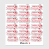 Merry Christmas Aufkleber (Blatt)