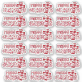 Merry Christmas Aufkleber