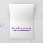 *MERRY CHRISTMAS* AUS **DEM SEE** KARTE (Innenseite)