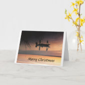 MERRY CHRISTMAS AUS ***DEM SEE*** KARTE (Gelbe Blume)