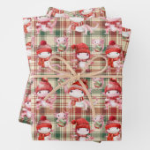 Merry Christmas Axolotl Wrapping Paper Sheet Geschenkpapier Set (Beispiel)
