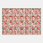 Merry Christmas Axolotl Wrapping Paper Sheet Geschenkpapier Set (Vorderseite)