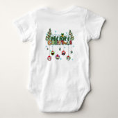 Merry Christmas Baby T-Shirt Baby Strampler (Rückseite)