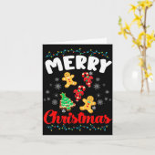 Merry Christmas Bakers With Cookies - Merry Christ Karte (Gelbe Blume)