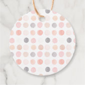 Merry Christmas Ballerina Gift Tag Geschenkanhänger (Rückseite)