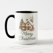 Merry Christmas Bear Mug for Family or Coworkers Tasse (Links)