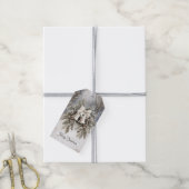 Merry Christmas Bells Gift Tag Geschenkanhänger (Mit Garn)