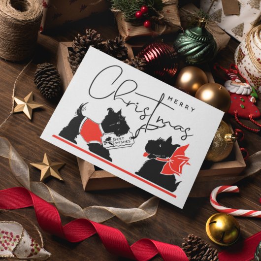 MERRY CHRISTMAS | Best Wishs Scottie Dogs
