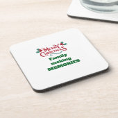  Merry Christmas Beverage Coaster Getränkeuntersetzer (Linke Seite)