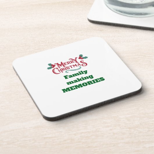  Merry Christmas Beverage Coaster Getränkeuntersetzer (Linke Seite)