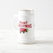 MERRY CHRISTMAS BIERGLAS (Vorderseite Links)