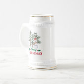 MERRY CHRISTMAS BIERGLAS (Vorderseite Links)