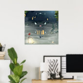 Merry Christmas_bird Poster (Heimbüro)