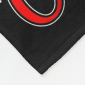 Merry Christmas Black African Girl Santa Hat Xmas  Fleecedecke (Ecke)