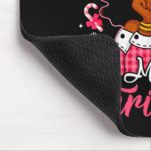 Merry Christmas Black Afro African American Girl S Mousepad (Ecke)