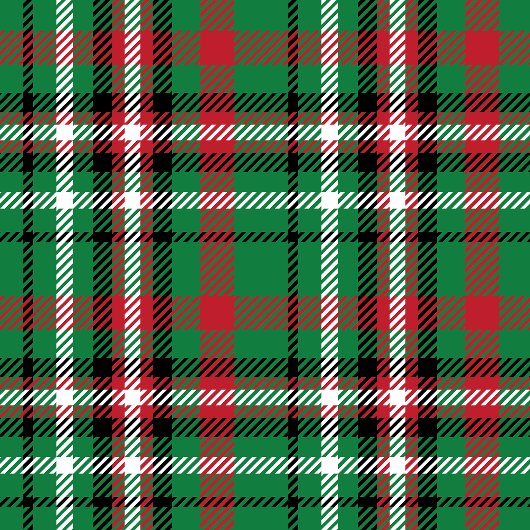 Merry Christmas Blanket Festive Red Green Tartan Fleecedecke