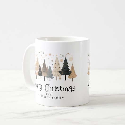 Merry Christmas Boho Kaffeetasse (Vorderseite Links)