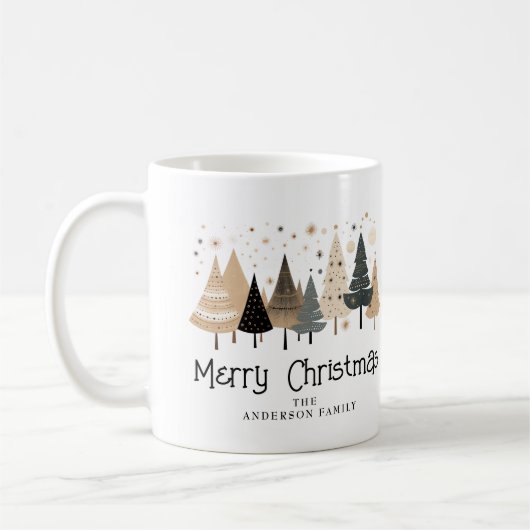 Merry Christmas Boho Kaffeetasse (Links)