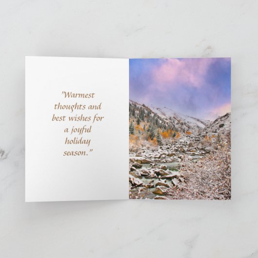 MERRY CHRISTMAS "Bright Light Tree" Karte (Innenseite)