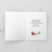 Merry Christmas brother and partner Feiertagskarte (Innenseite)