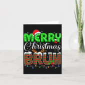 Merry Christmas Bruh Boys Teens Kids Men Xmas Paja Karte (Vorderseite)