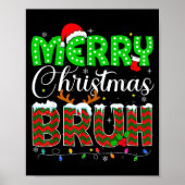 Merry Christmas Bruh Boys Teens Kids Men Xmas Paja Poster (Vorne)
