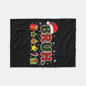 Merry Christmas Bruh Bro Meme Teens Boys Mens Kids Fleecedecke (Vorderseite (Horizontal))