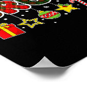 Merry Christmas Bruh Bro Meme Teens Boys Mens Kids Poster (Ecke)