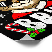 Merry Christmas Bruh Funny Cat Kitten Xmas Men Boy Poster (Ecke)