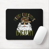 Merry Christmas Bruh Funny Santa Bruh Camo Xmas Pa Mousepad (Mit Mouse)