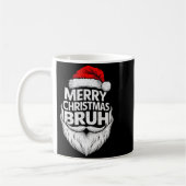 Merry Christmas Bruh Funny Santa Claus Family Xmas Kaffeetasse (Links)
