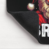 Merry Christmas Bruh Funny Santa Claus Retro Men W Mousepad (Ecke)