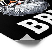 Merry Christmas Bruh Meme Funny Saying For Brother Poster (Ecke)