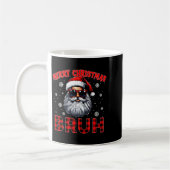 Merry Christmas Bruh Red Plaid Funny Santa Claus M Kaffeetasse (Links)
