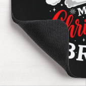 Merry Christmas Bruh Santa Claus Hat Xmas Mens Boy Mousepad (Ecke)