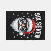 Merry Christmas Bruh Santa Face 67 Meme Funny Sayi Fleecedecke (Vorderseite (Horizontal))