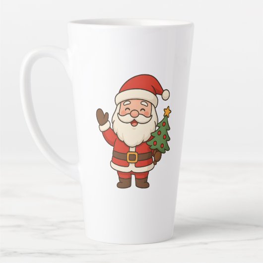 Merry Christmas Bruh Santa Milchtasse (Links)