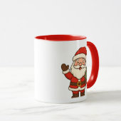 Merry Christmas Bruh Santa  Tasse (VorderseiteRechts)