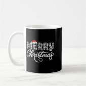 Merry Christmas Buffalo Black And White Kaffeetasse (Links)