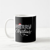 Merry Christmas Buffalo Black And White Plaid For Kaffeetasse (Links)
