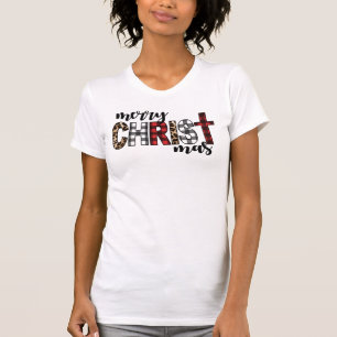 Merry CHRISTmas Buffalo Kariert T-Shirt