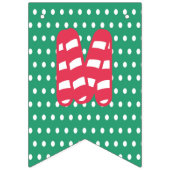Merry Christmas Bunting Flags Wimpelkette (Zweite Fahne)