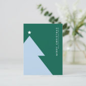 MERRY CHRISTMAS Business Company Postkarte (Stehend Vorderseite)