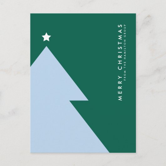 MERRY CHRISTMAS Business Company Postkarte (Vorderseite)