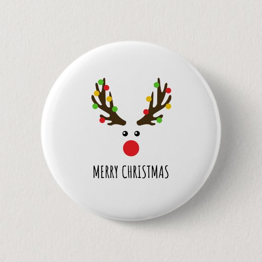 MERRY CHRISTMAS BUTTON (Vorderseite)