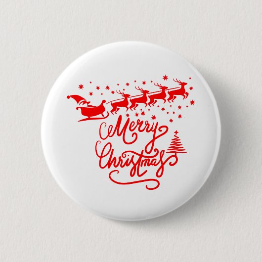 MERRY CHRISTMAS BUTTON (Vorderseite)