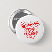 MERRY CHRISTMAS BUTTON (Vorne & Hinten)