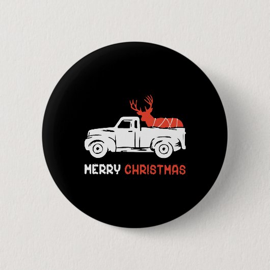 MERRY CHRISTMAS BUTTON (Vorderseite)