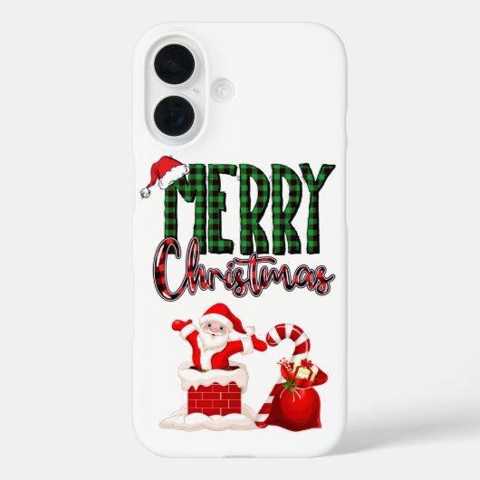 Merry Christmas by Santa - Apple iPhone 16 Case  (Rückseite)